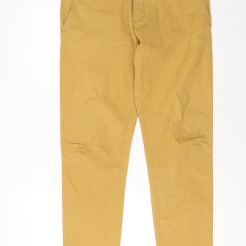 Zara Man Men's Brown Slim Fit Chino Trousers Size 31