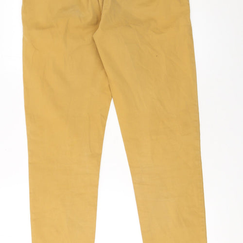 Zara Man Men's Brown Slim Fit Chino Trousers Size 31