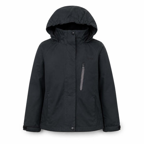 Hi Gear Boys Black Waterproof Hooded Rain Coat Jacket 5-6 Years