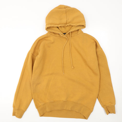 Very Women’s Mustard Yellow Hoodie UK 6 Pullover Cotton Blend Casual
