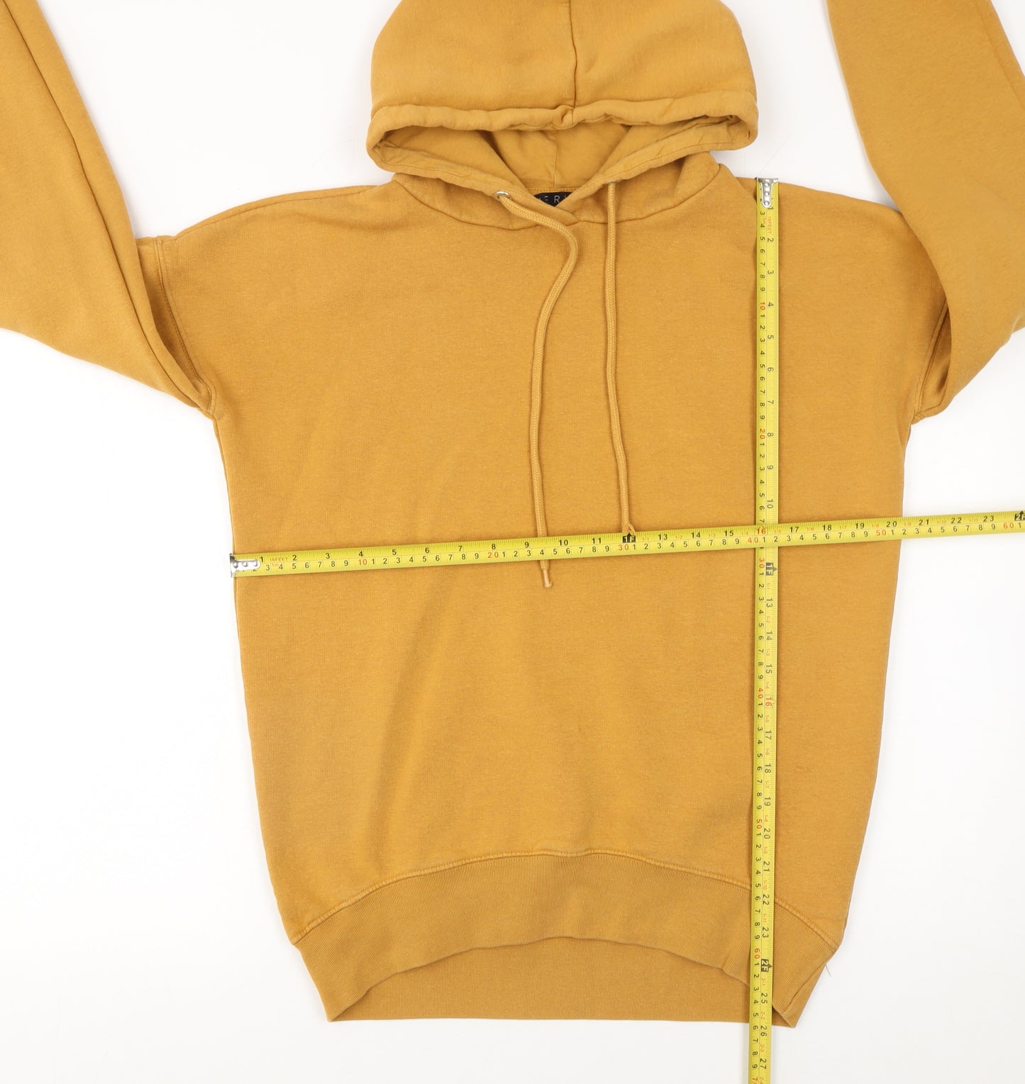Very Women’s Mustard Yellow Hoodie UK 6 Pullover Cotton Blend Casual