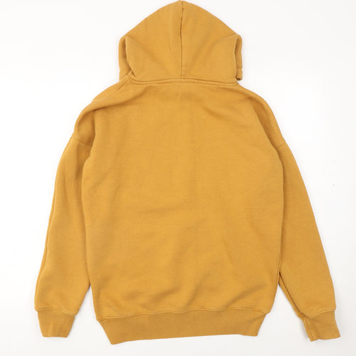 Very Women’s Mustard Yellow Hoodie UK 6 Pullover Cotton Blend Casual