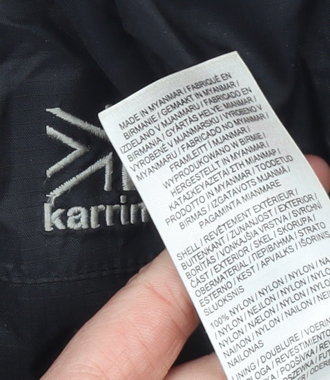 Karrimor Womens Black Waterproof Hooded Rain Jacket UK 8