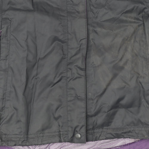Karrimor Womens Black Waterproof Hooded Rain Jacket UK 8