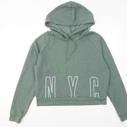 Aeropostale Women’s Green NYC Pullover Hoodie Size S