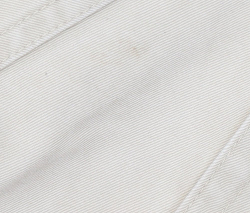 Firetrap Men's Beige Cotton Chino Trousers Size 34R Casual Workwear
