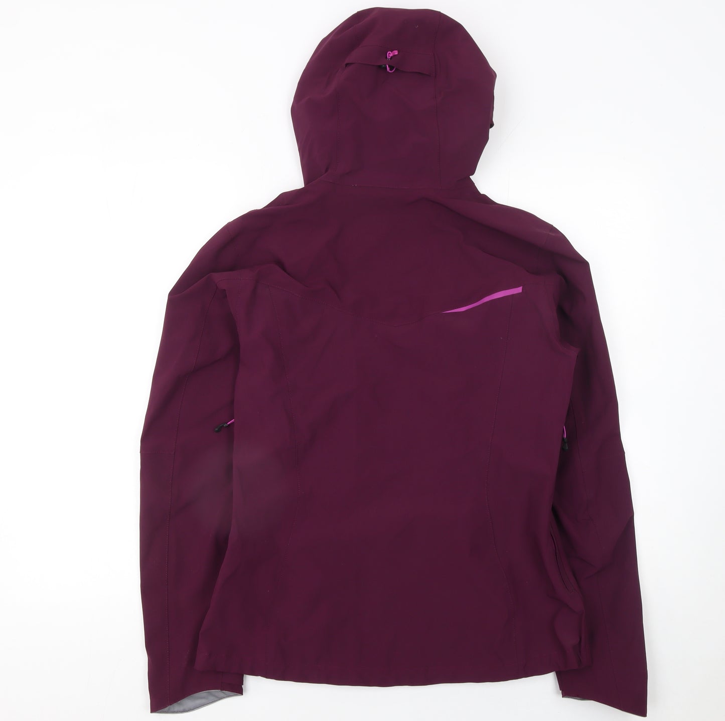 Quechua Womens Purple Softshell Hooded Jacket Size 12 Windproof