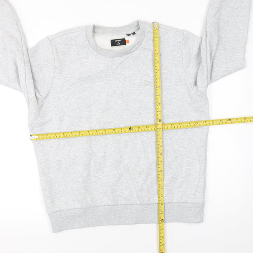 Superdry Women's Grey Crew Neck Pullover Sweatshirt UK 12