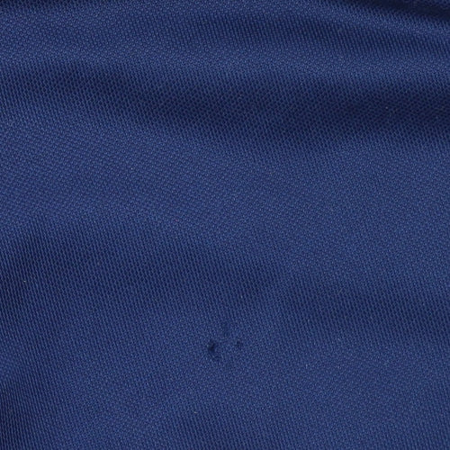 Adidas Men's Blue Jogger Trousers Size M Tapered Fit Zip Ankles