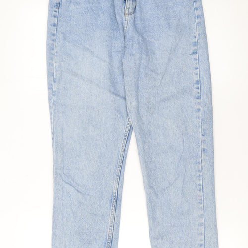 Sinsay Women Blue Mom High Rise Light Wash Denim Jeans Size 8