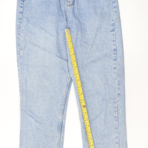 Sinsay Women Blue Mom High Rise Light Wash Denim Jeans Size 8