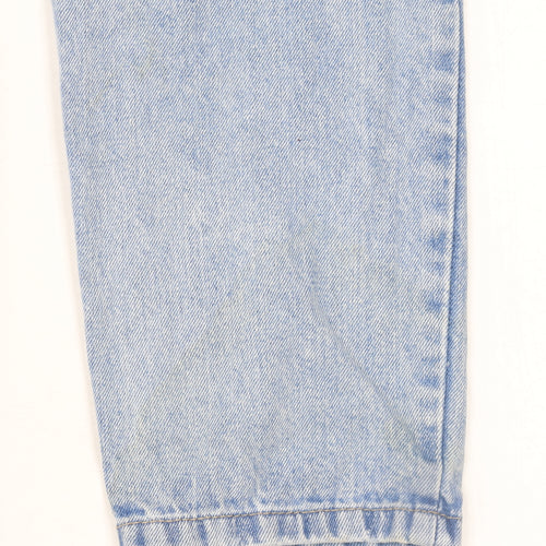 Sinsay Women Blue Mom High Rise Light Wash Denim Jeans Size 8