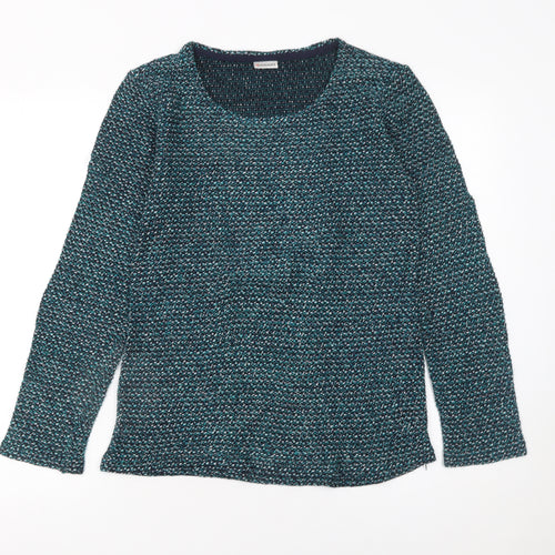 Damart Women's Blue Knit Pullover Jumper Size S 10/12