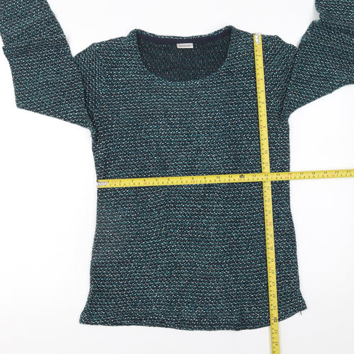 Damart Women's Blue Knit Pullover Jumper Size S 10/12
