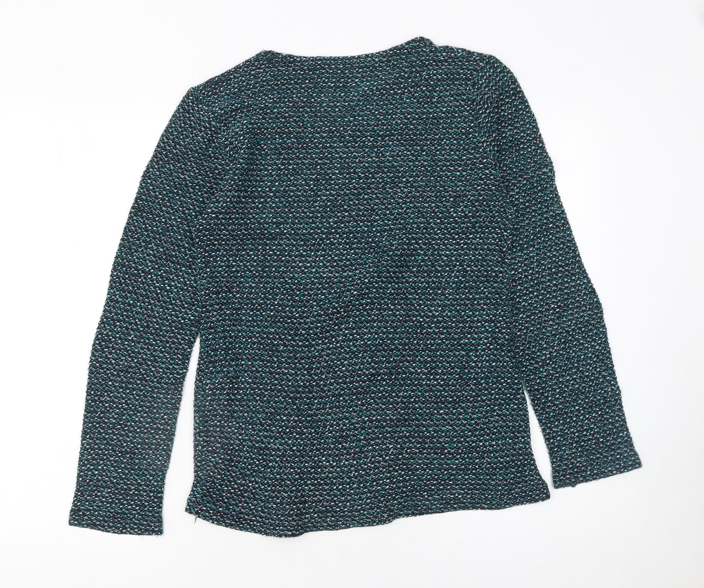 Damart Women's Blue Knit Pullover Jumper Size S 10/12