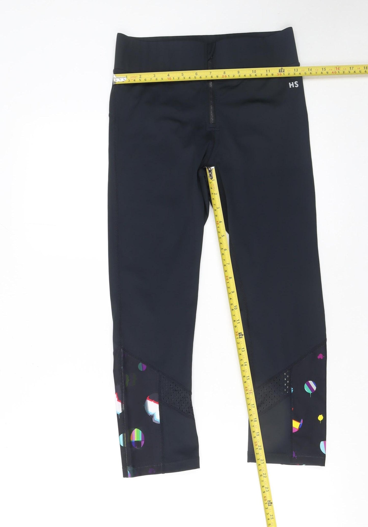 St. Bernard Women’s Black Capri Leggings S Slim Fit