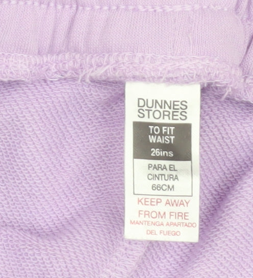 Dunnes Stores Women’s Lilac Cargo Jogger Trousers Size 10 Elastic Waist
