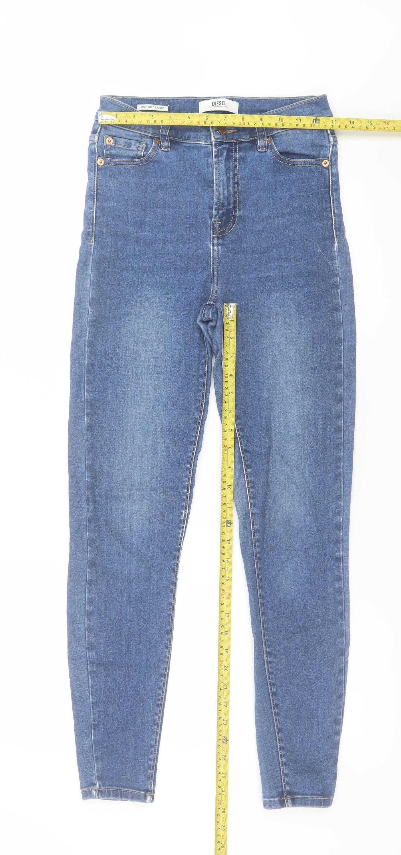 Diesel Women’s Blue High Rise Skinny Jeans Size 8 Regular