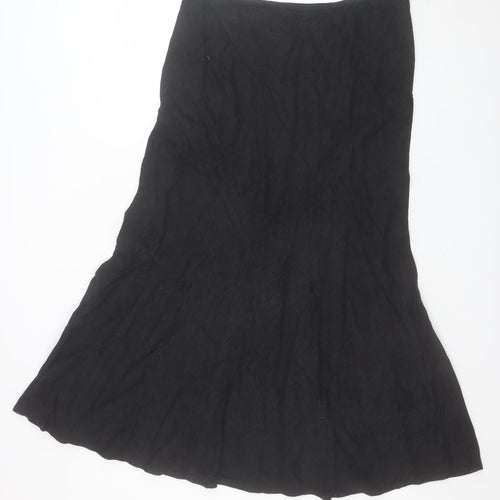 Wallis Women's Black A-Line Knee Length Dress Size 16