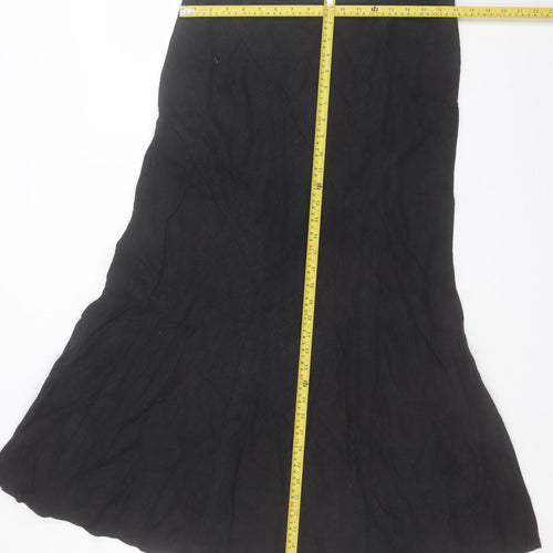 Wallis Women's Black A-Line Knee Length Dress Size 16