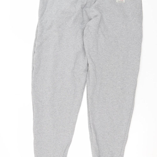 The Stronghold Men's Grey Jogger Trousers M Regular Fit Cotton Blend