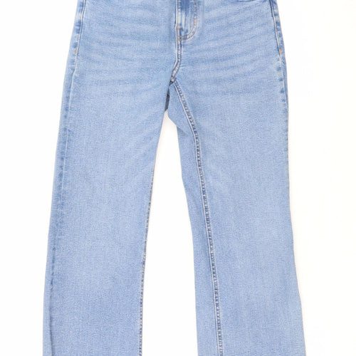 MNG Women’s Blue Straight High Rise Denim Jeans Size 6