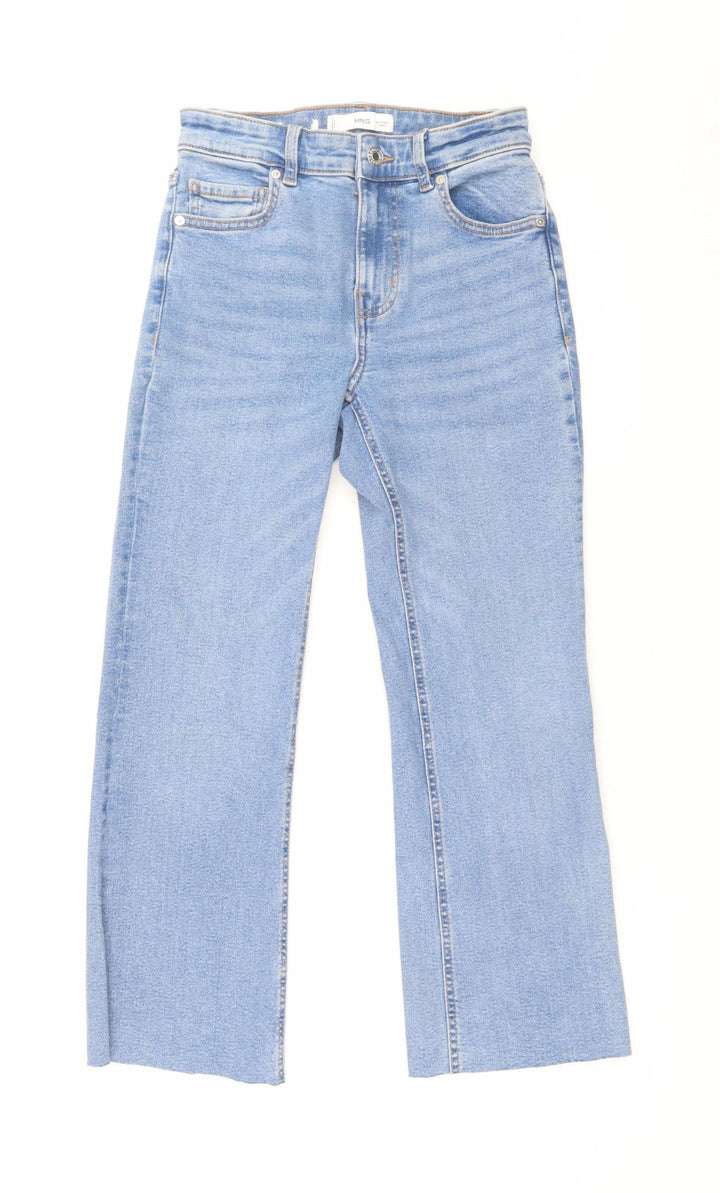MNG Women’s Blue Straight High Rise Denim Jeans Size 6