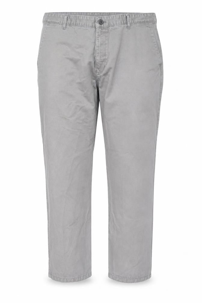 Destiny Men's Grey 44in Cotton Chino Trousers Regular Fit