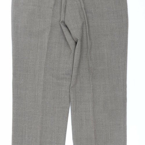Marks and Spencer Men’s Beige Wool Blend Dress Pants 32x31 Regular Fit