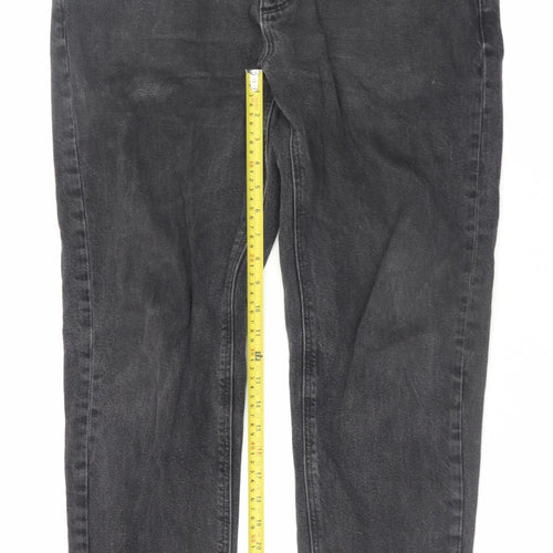 ASOS Design Women's Black Classic Rigid Straight Jeans Size 32