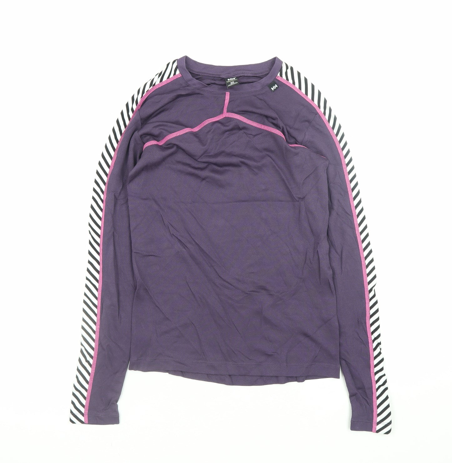 Helly Hansen Women's Purple Long Sleeve Active T-Shirt Size S