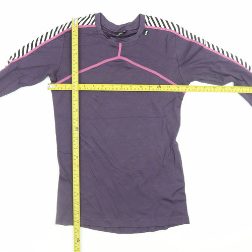 Helly Hansen Women's Purple Long Sleeve Active T-Shirt Size S