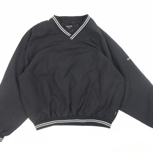 Kartel Golf Men's Black V-Neck Pullover Sweatshirt Size M