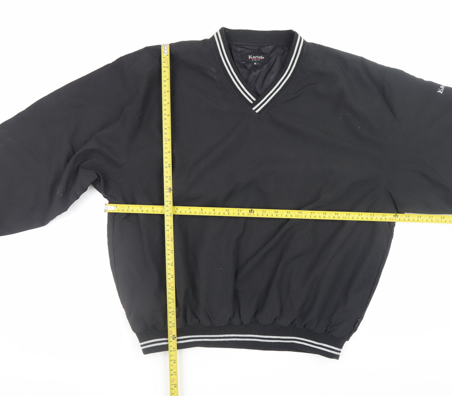Kartel Golf Men's Black V-Neck Pullover Sweatshirt Size M