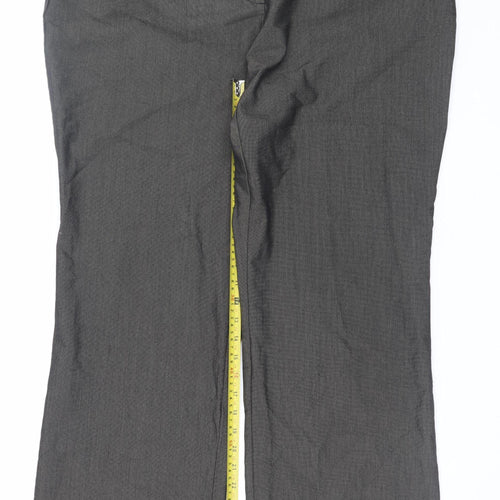 Worthington Women’s Grey Dress Pants Size 12 Regular Straight Leg Work Trousers