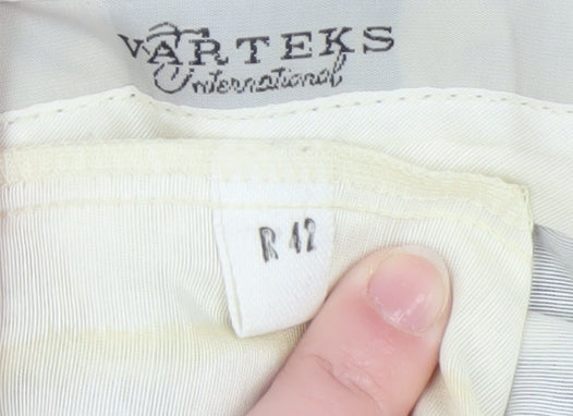 Varteks International Men's Navy Dress Pants Size 42 Regular Wool Blend