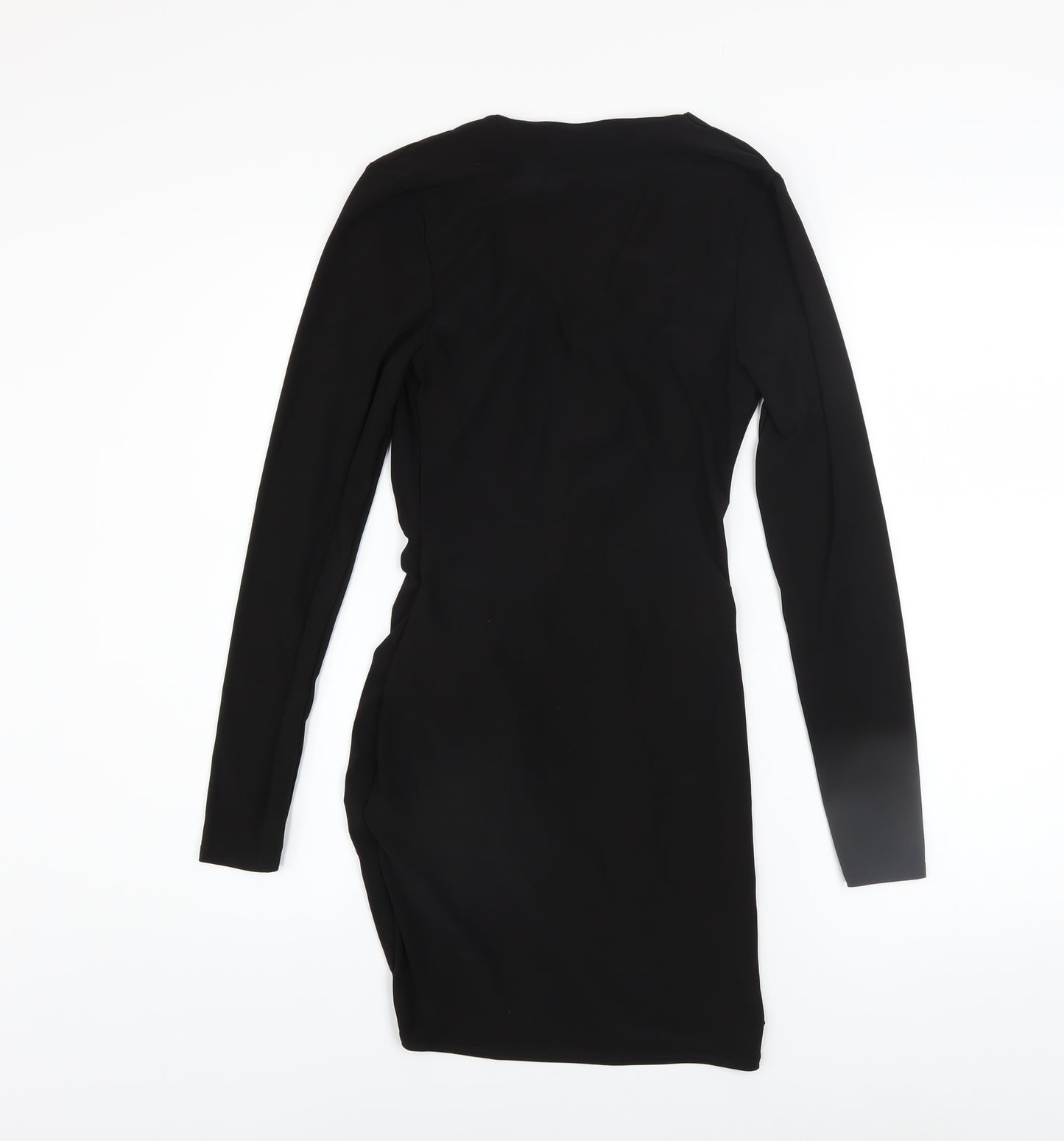 Club London Women's Black Size 6 Bodycon Long Sleeve Party Dress