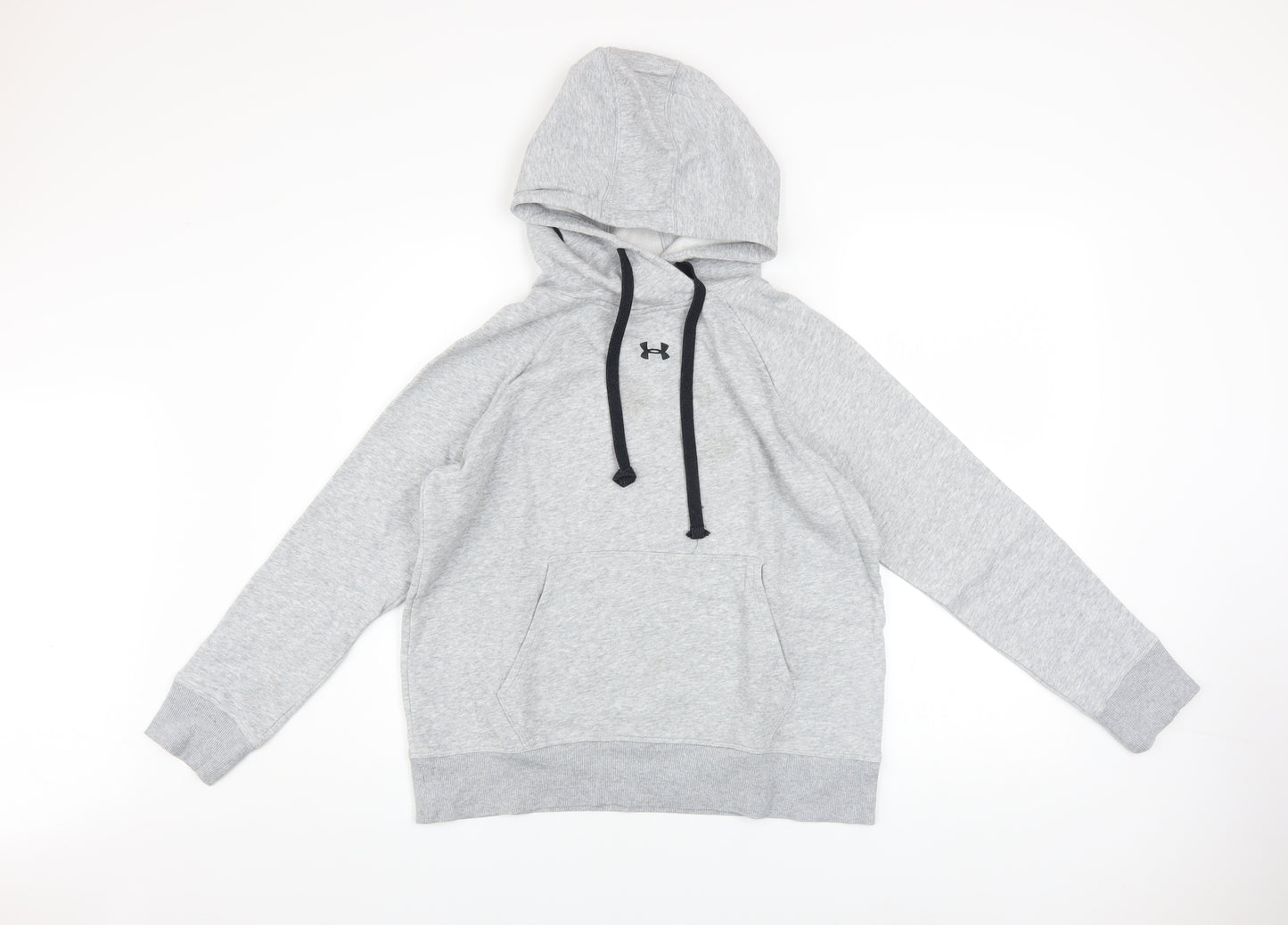 Under Armour Men’s Grey Pullover Hoodie Size S Relaxed Fit Fleece