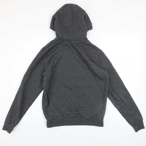 The Rolling Stones Men’s Grey Pullover Hoodie S Graphic Logo Sweatshirt