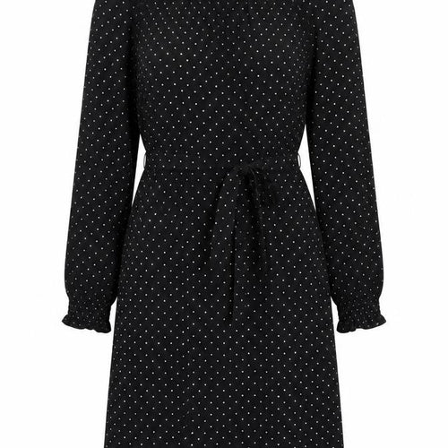Topshop Women Black Polka Dot Maternity Shift Dress Size 12