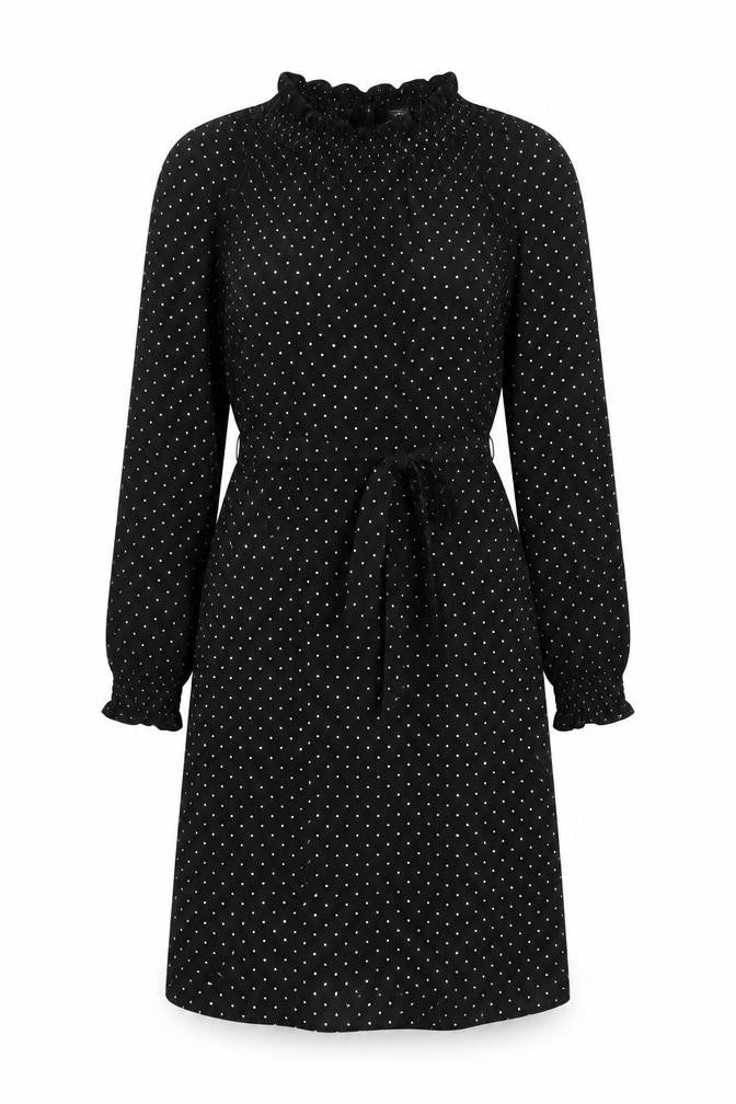 Topshop Women Black Polka Dot Maternity Shift Dress Size 12