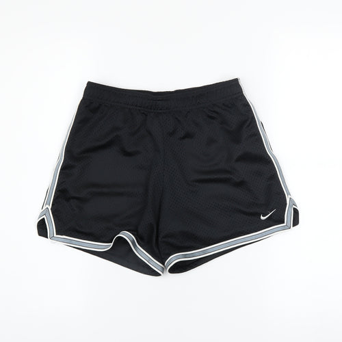 Nike Boys Black 12-13 Years Athletic Mesh Sports Shorts
