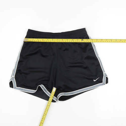 Nike Boys Black 12-13 Years Athletic Mesh Sports Shorts
