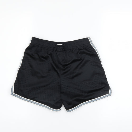 Nike Boys Black 12-13 Years Athletic Mesh Sports Shorts