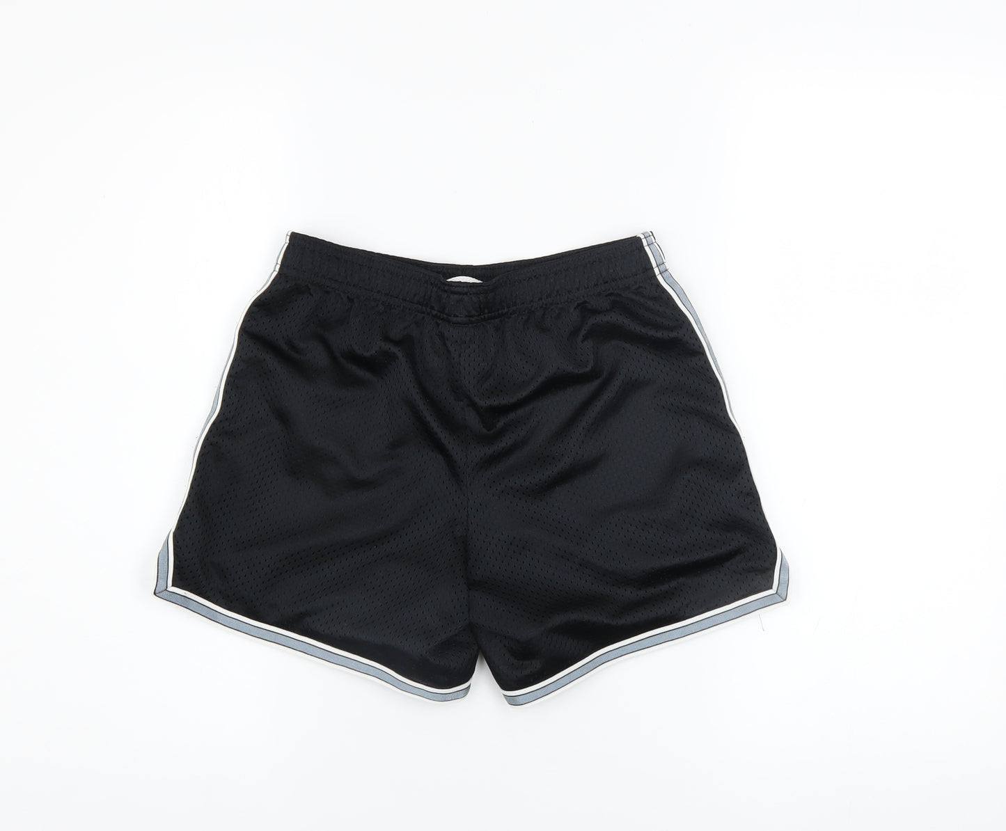 Nike Boys Black 12-13 Years Athletic Mesh Sports Shorts