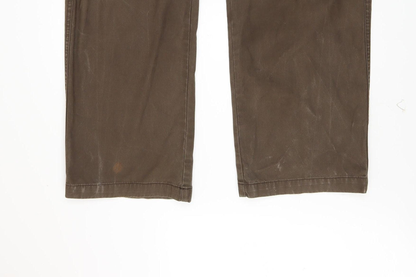 Dockers Men's Brown Chino Regular Fit Trousers 34x32 Cotton