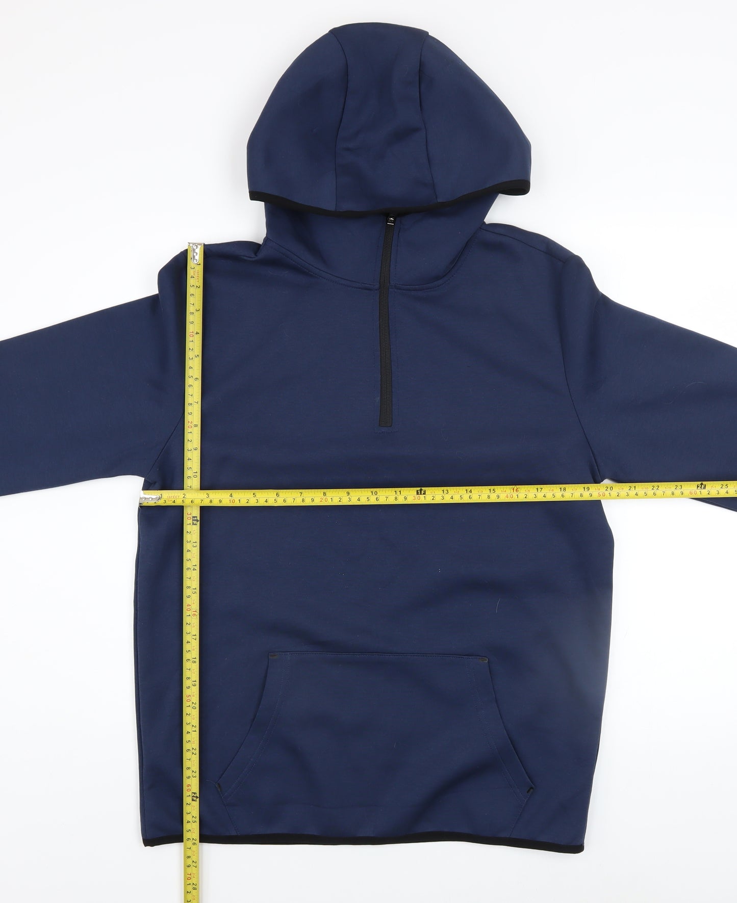 WORKOUT Men's Blue 1/2 Zip Hoodie Size M Regular Fit