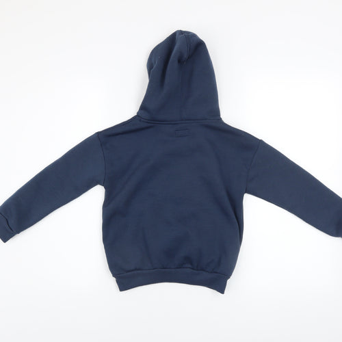 Converse Boys Blue Pullover Hoodie 5-6 Years Fleece Logo Sweatshirt
