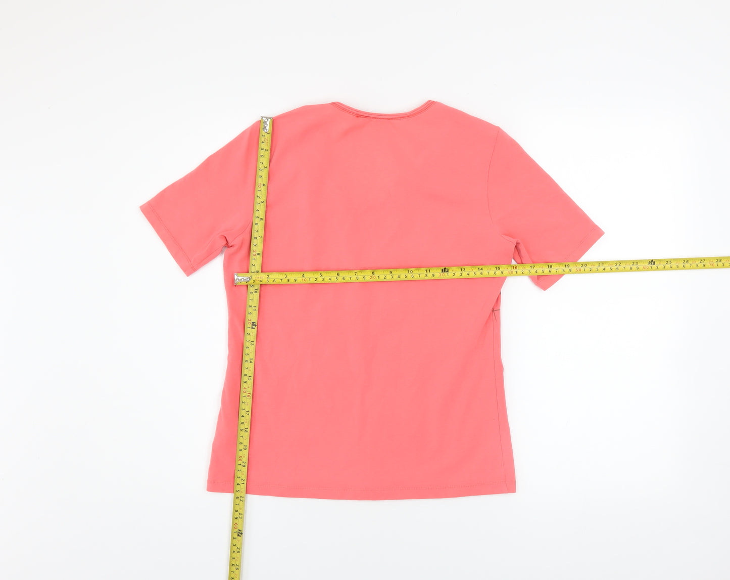 Betty Barclay Women’s Pink Travel Print Jersey T-Shirt Size 12