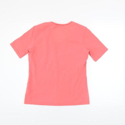 Betty Barclay Women’s Pink Travel Print Jersey T-Shirt Size 12